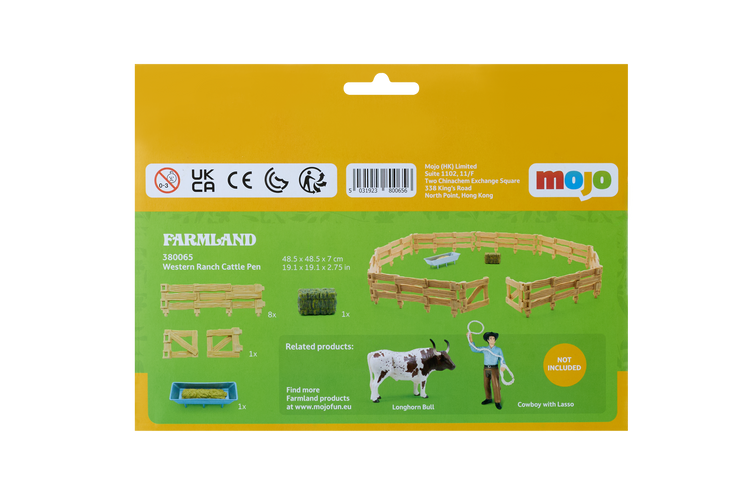 Western Ranch Cattle Pen Playset