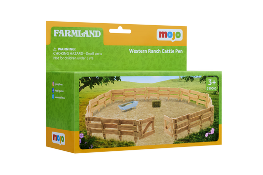 Western Ranch Cattle Pen Playset