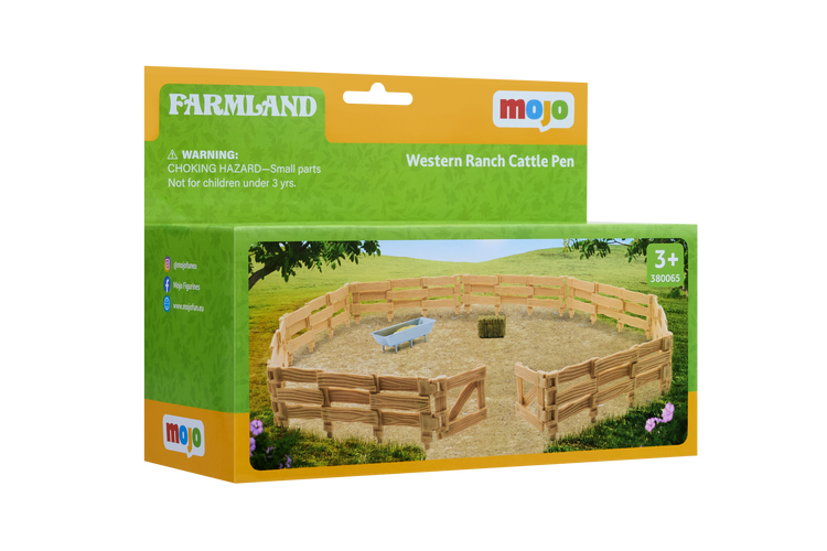 Western Ranch Cattle Pen Playset